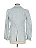 Giorgio Armani 100% Cotton Solid Blue Gray Blazer Size 8 - photo 2