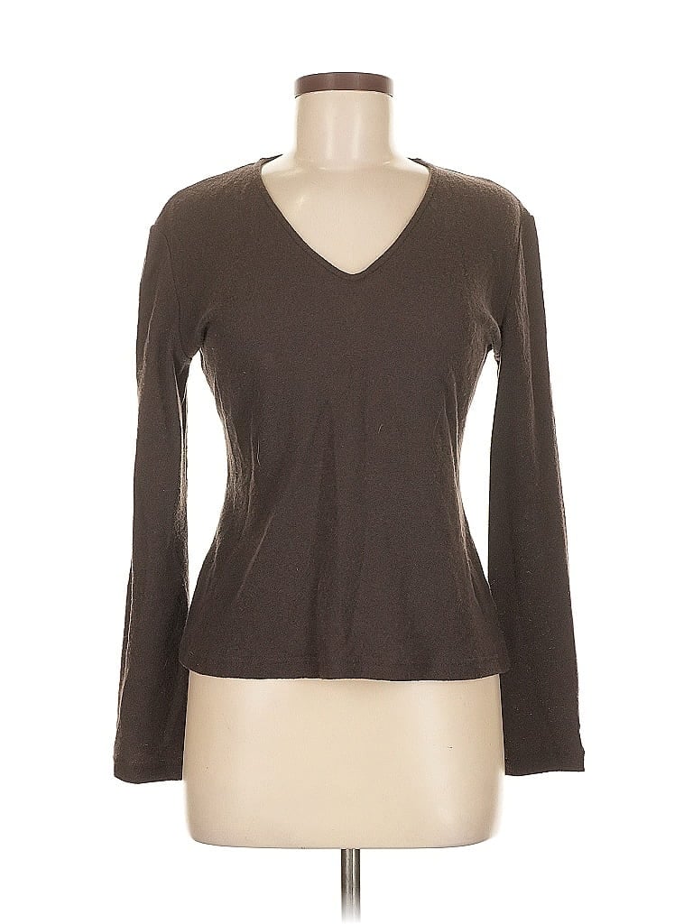 Giorgio Armani Brown Long Sleeve T-Shirt Size 6 - photo 1