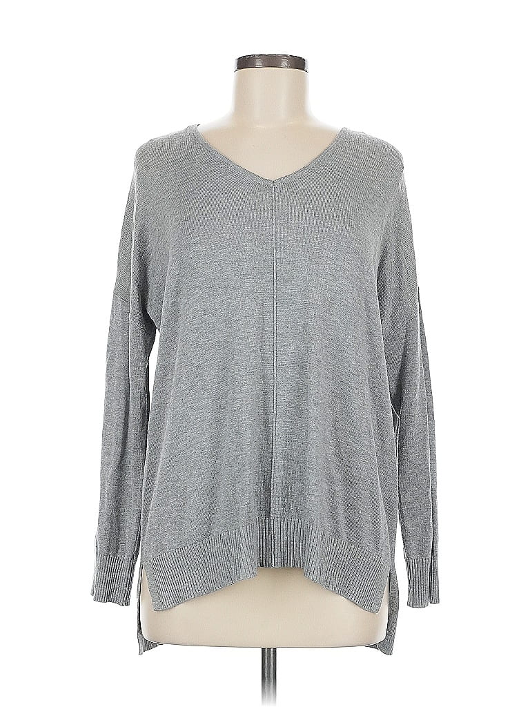 Pre-owned Olive & Oak Pullover Sweater In Gray