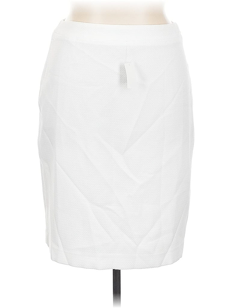 Pre-owned John Meyer Casual Skirt In White