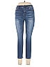 Soho JEANS NEW YORK & COMPANY Solid Blue Jeans Size 10 - photo 1
