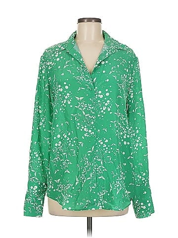 catherinegee Long Sleeve Silk Top (view 1)