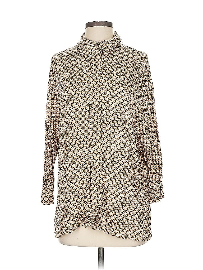 Click to view more detailed imagery on our partner's website Pre-owned Zara 3/4 Sleeve Blouse In White