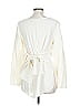 St. John Solid Ivory Long Sleeve Top Size 10 - photo 2
