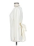 St. John Solid Ivory Long Sleeve Top Size 10 - photo 4