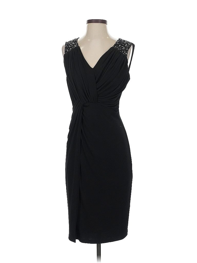 David Meister Black Cocktail Dress Size 4 - photo 1