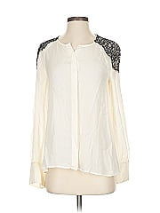 J.Crew Collection Long Sleeve Silk Top