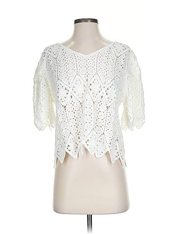 Solitaire 3/4 Sleeve Blouse (view 1)