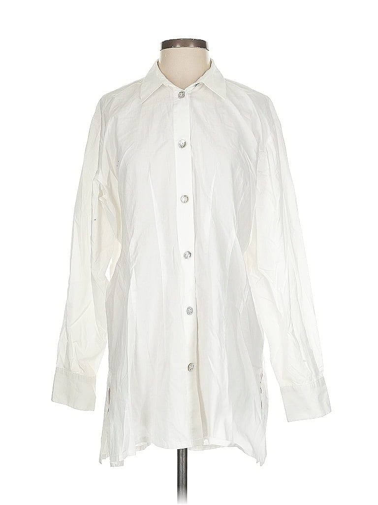 Click to view more detailed imagery on our partner's website Pre-owned Bitte Kai Rand Long Sleeve Button Down Shirt In White