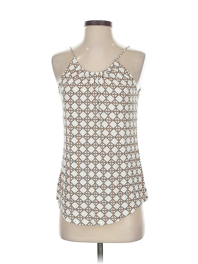 Pre-owned Banana Republic Tank Top Silver Halter Neckline Tops
