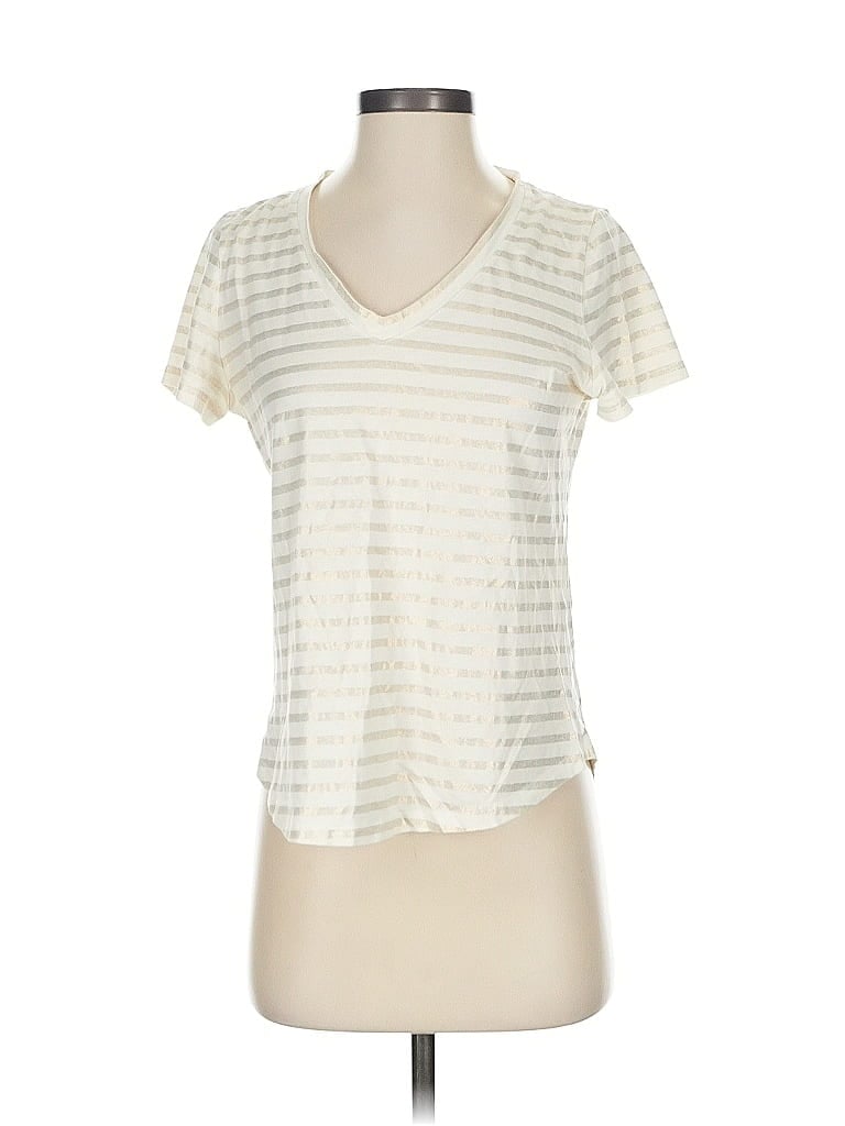 Pre-owned Banana Republic Short Sleeve T-shirt In White