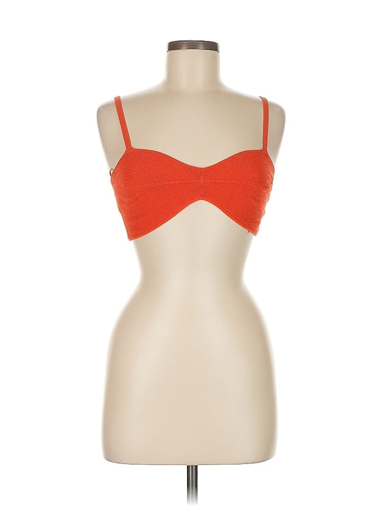 Pre-owned Zara Sports Bra In Orange