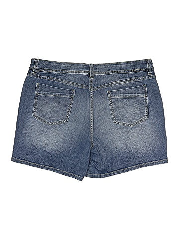 St. John's Bay Denim Shorts (view 2)