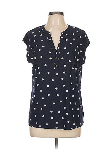 Anne Klein Short Sleeve Henley (view 1)