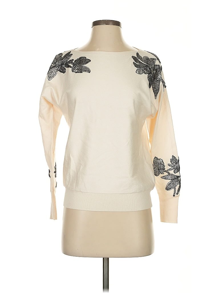 Chico's Ivory 3/4 Sleeve Blouse Size XS (00) - photo 1