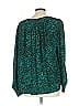 Tegan 100% Polyester Teal Long Sleeve Blouse Size 10 - photo 4