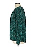 Tegan 100% Polyester Teal Long Sleeve Blouse Size 10 - photo 6