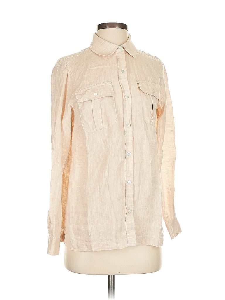 Pre-owned J. Mclaughlin Long Sleeve Blouse In Orange