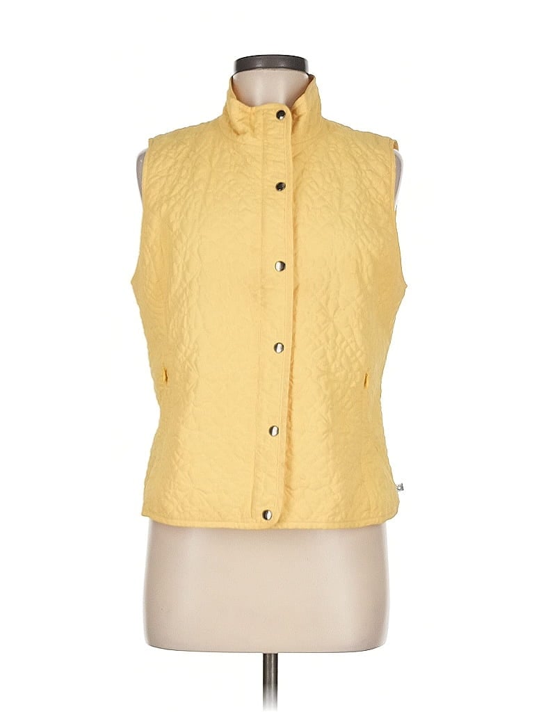 Zenergy by Chico's Yellow Vest Size Med (1) - photo 1