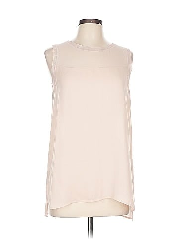 Vince. Sleeveless Silk Top (view 1)