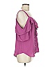 Soho JEANS NEW YORK & COMPANY 100% Polyester Purple Sleeveless Blouse Size M - photo 3