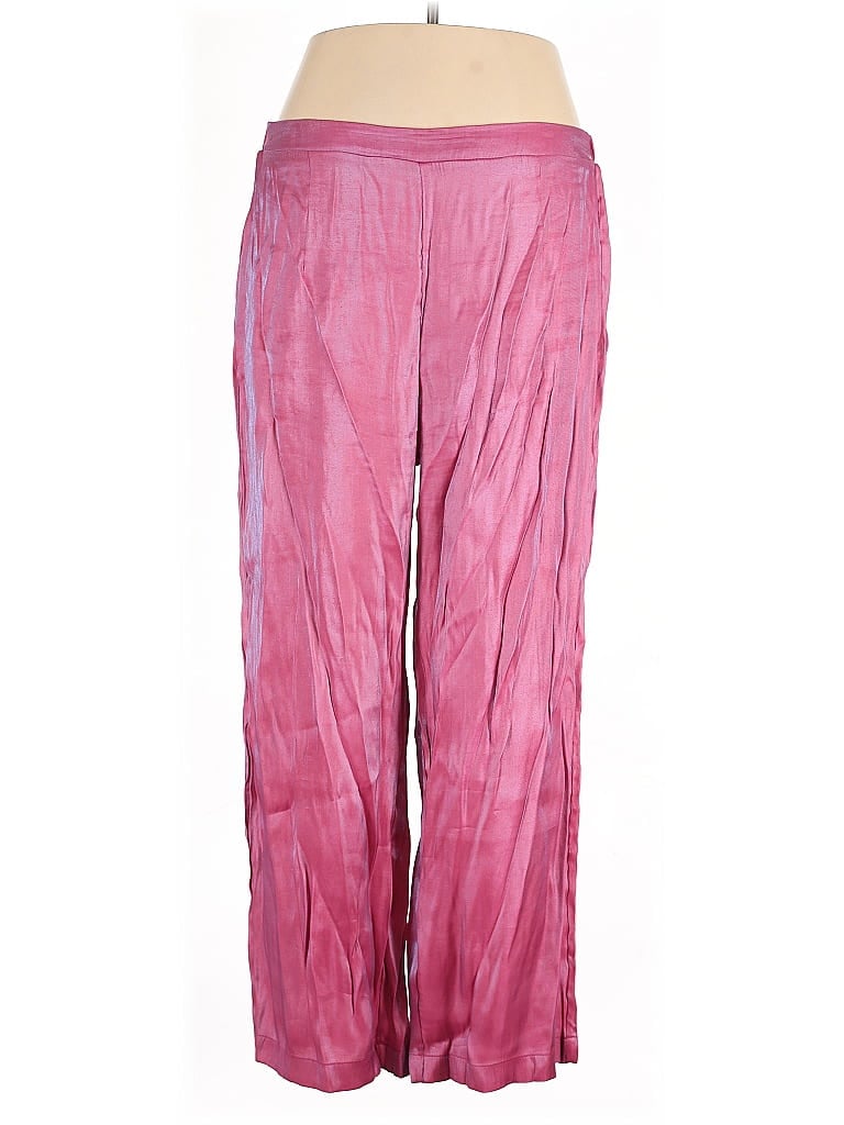 Pre-owned Shein Curve Casual Pants In Pink