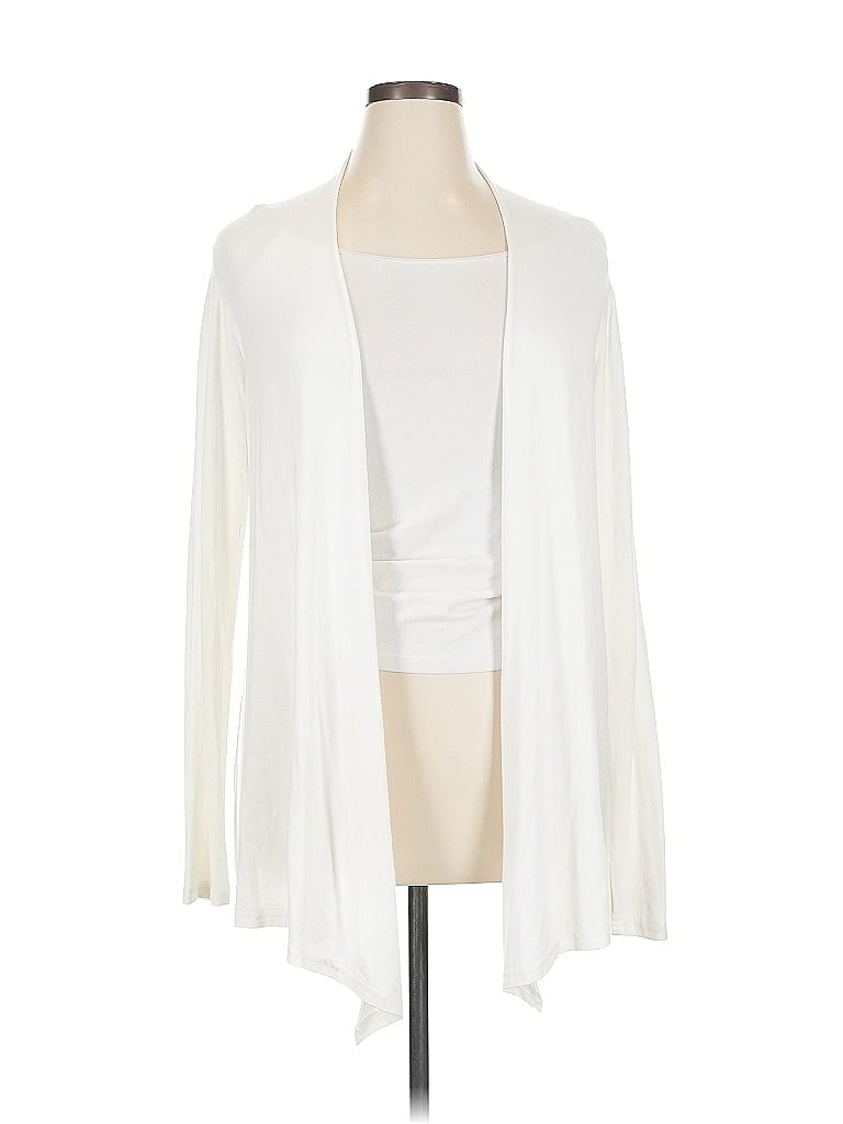 Pre-owned Mott50 Cardigan Sweater In White