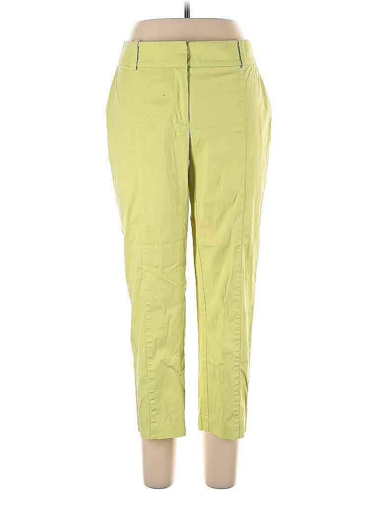 Pre-owned Ann Taylor Casual Pants In Green