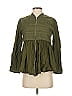 Octavia 100% Cotton Green Long Sleeve Blouse Size S - photo 1