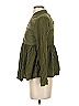 Octavia 100% Cotton Green Long Sleeve Blouse Size S - photo 5