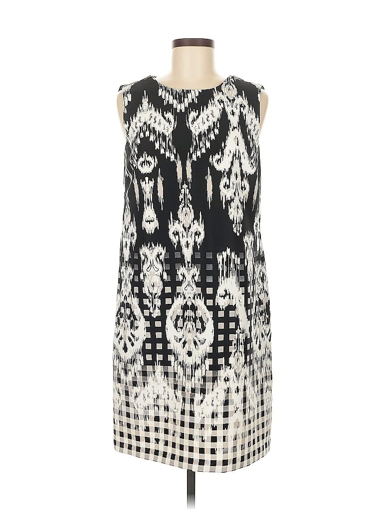 Pre-owned Ab Studio Cocktail Dress In White