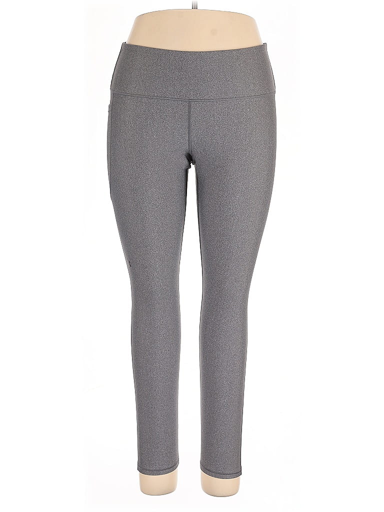 Pre-owned Under Armour Active Pants In Gray