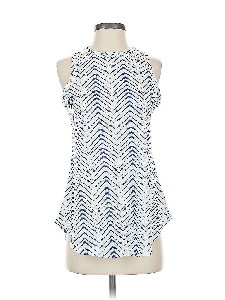 Pre-owned Athleta Tank Top Blue Halter Neckline Tops