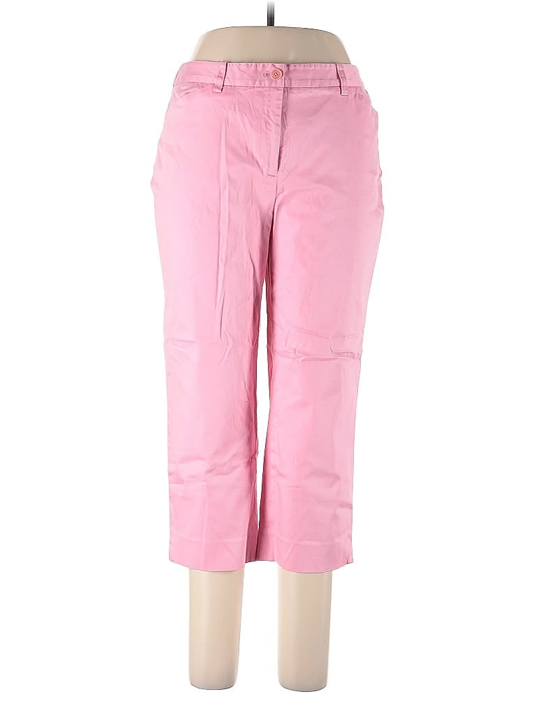 Pre-owned Jones New York Signature Casual Pants In Pink