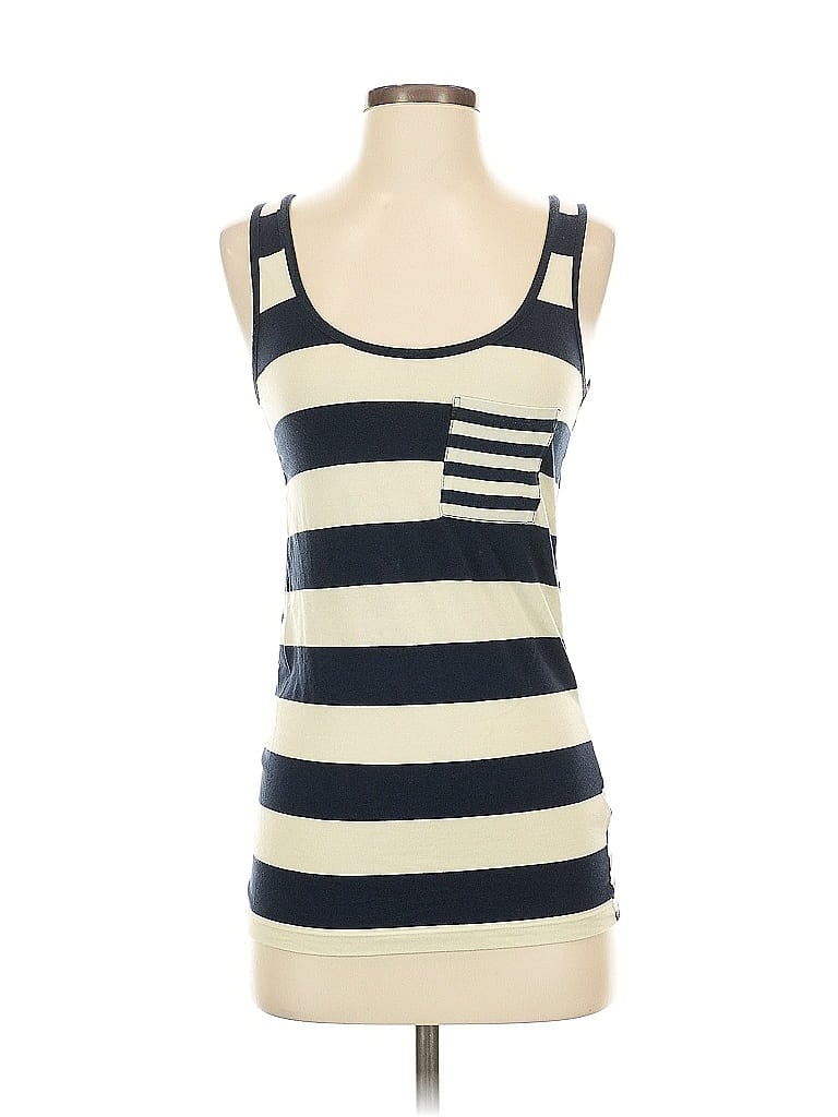 Pre-owned French Connection Tank Top Blue Strapless Neckline Tops