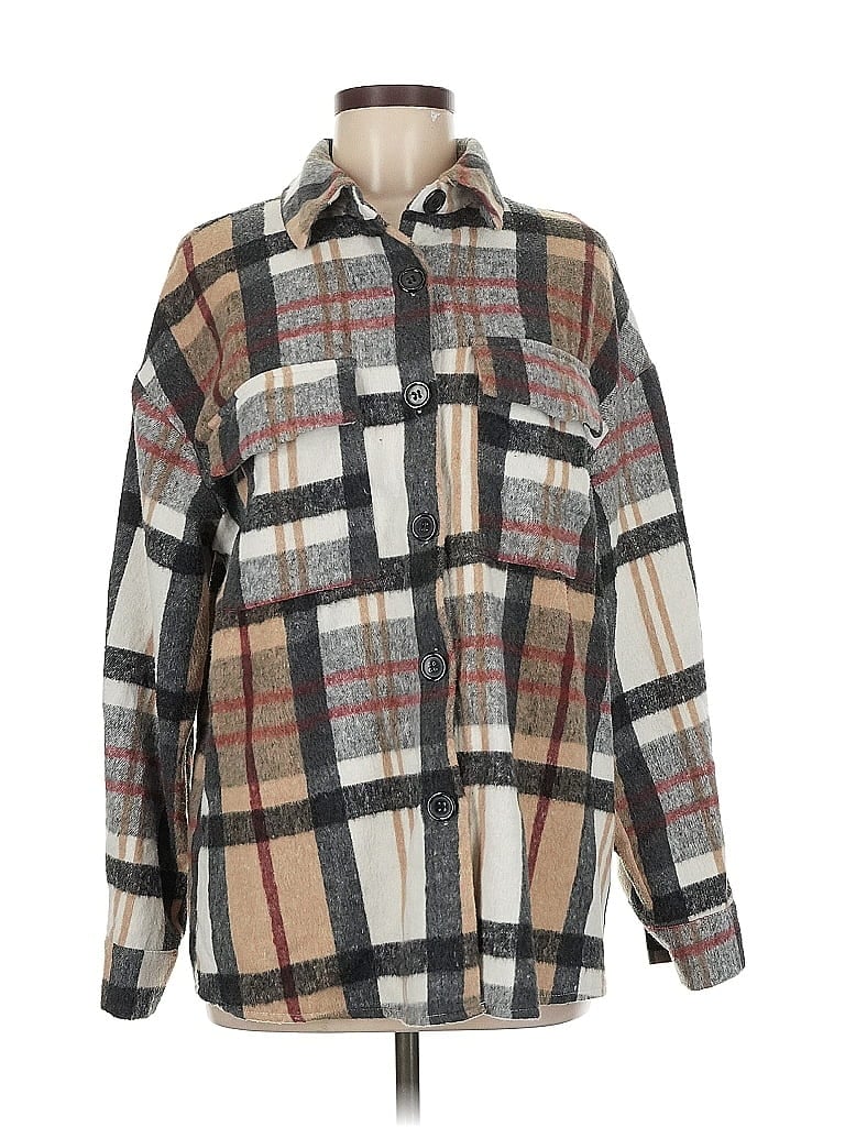 Pre-owned Shein Jacket In Brown