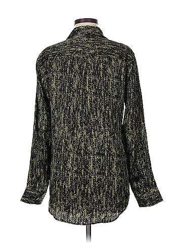 Equipment Long Sleeve Silk Top (view 2)