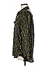 Equipment 100% Silk Print Green Long Sleeve Silk Top Size M - photo 4