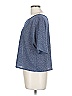 Soho JEANS NEW YORK & COMPANY Blue Short Sleeve Top Size L - photo 5