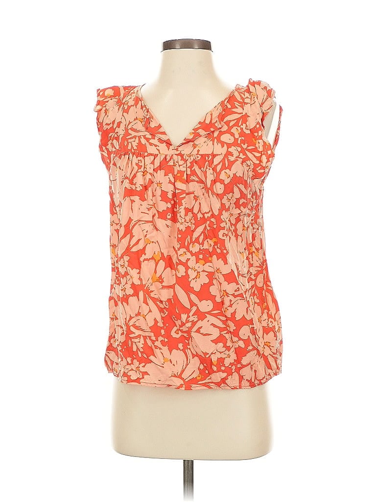 GAP Pre-owned Sleeveless Blouse In Orange