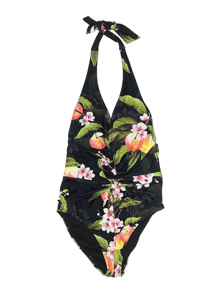 Pre-owned Ted Baker One Piece Swimsuit In Black