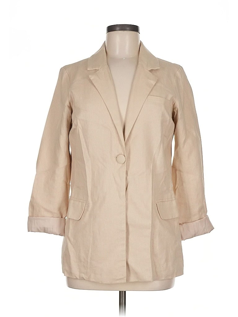 JUST FAB Pre-owned Blazer Jacket In Brown