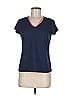 Lucky in Love Blue Short Sleeve Top Size M - photo 1