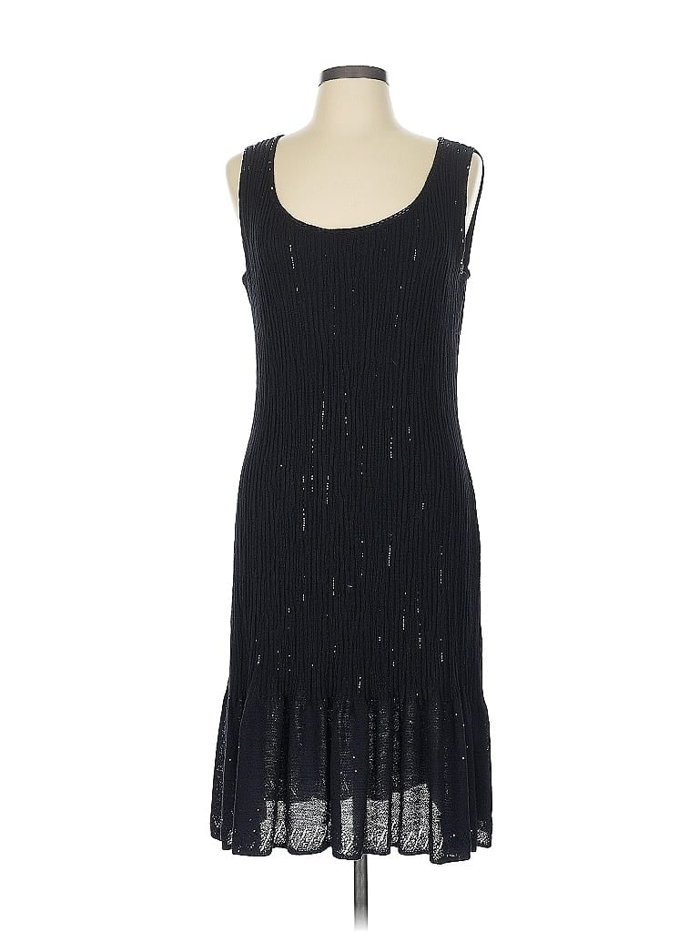 St. John Black Cocktail Dress Size 10 - photo 1