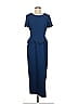 Donna Morgan 100% Polyester Blue Casual Dress Size 8 - photo 1