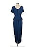 Donna Morgan 100% Polyester Blue Casual Dress Size 8 - photo 2