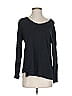 Habitat 100% Cotton Black Long Sleeve T-Shirt Size S - photo 1