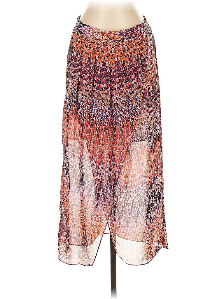 Pre-owned Laundry By Shelli Segal Casual Skirt In Orange