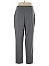 Lafayette 148 New York Solid Gray Dress Pants Size 10 - photo 2