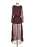 LoveShackFancy 100% Polyester Burgundy Cocktail Dress Size 1 - photo 2